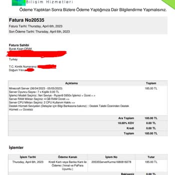 Serverkurma.com Yetersiz Yönetim Ve İlgisizlik, Sunucum İle İlgilenilmedi.