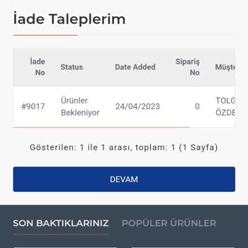 Smok.online Arızalı Ürün Satışında Değişim İade Yok