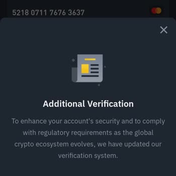 Binance Ek Doğrulama Hatası