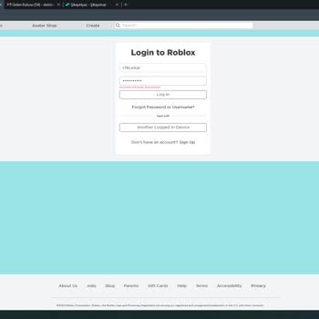 Roblox Hesabıma Giriş Yapamıyorum