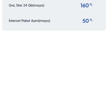 Turkcell Fatura Aşım 1 GB