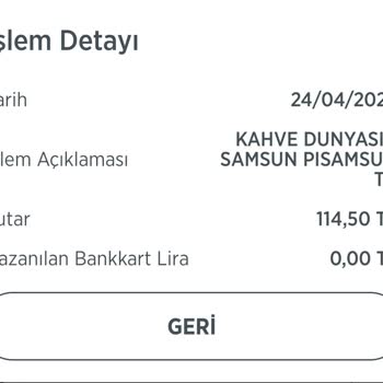 Kahve Dünyası Servis Ve Personel Dikkatsizliği