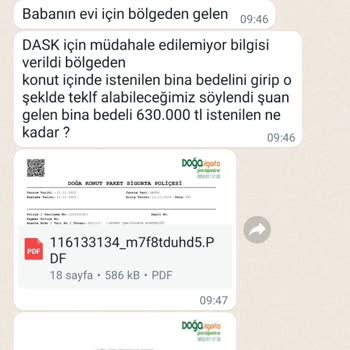 DASK Zeyil Yapımına İzin Verilmemesi