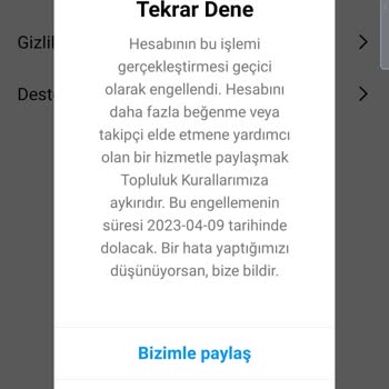 Instagram Durduk Yere Banlanıyorum