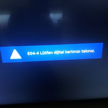 Digiturk Digital Kart Hatası