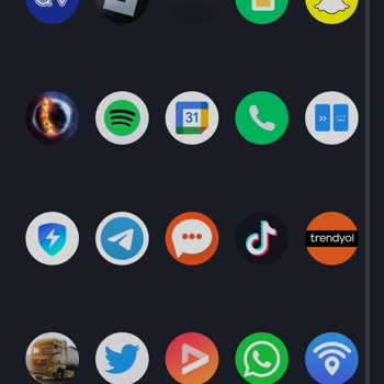 Realme C21 Uygulamaların Altında İsimleri Yazmıyor