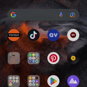 Realme C21 Uygulamaların Altında İsimleri Yazmıyor