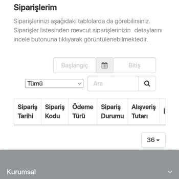 Pozitif Teknoloji İpad Siparişim Gözükmüyor