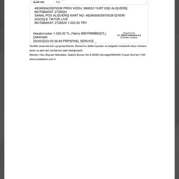 TikTok Paramı Çekti Paramı Geri İstiyorum