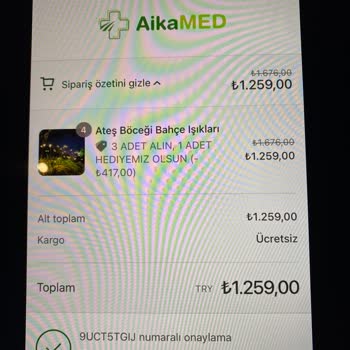 Aikamed'den Siparişim Hala Teslim Edilmedi!