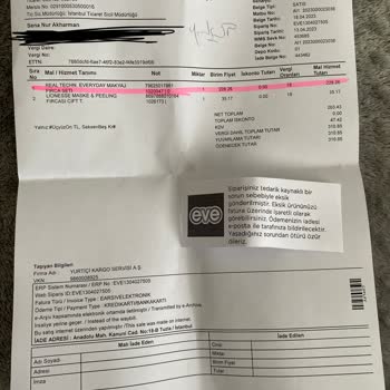 Eve İndirimden Aldığım Ürünü Göndermediler