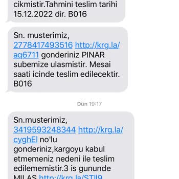 Aras Kargo Milas Şube Yalan Beyan İle Gönderiyi Teslim Etmedi