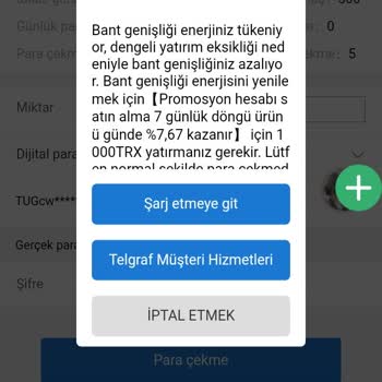 Tron2017.co Paramı Aldı Vermiyor