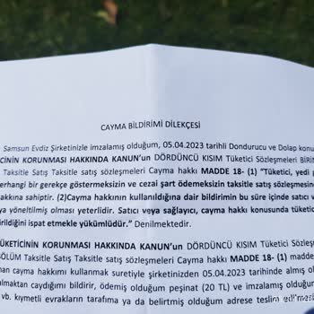 Evdiz Teslim Almadığım Ürünü İptal Etmiyorlar