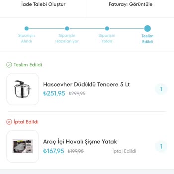 A101 Sipariş İade Etmeleri