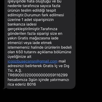 Gratis'in Yanlışlığı Müşteri Temsilcisine Bağlanamama