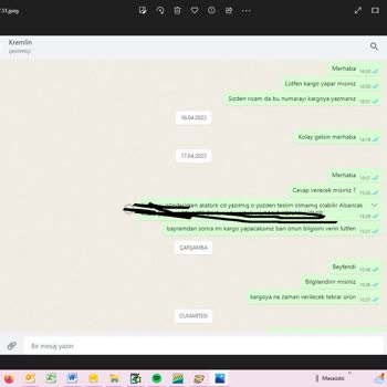 Kremlin.co Ürün Elime Ulaşmadı, Ücret İadesi Talep Ediyorum