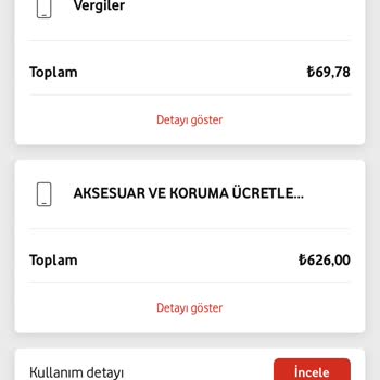 Vodafone Faturam Fazla Geliyor
