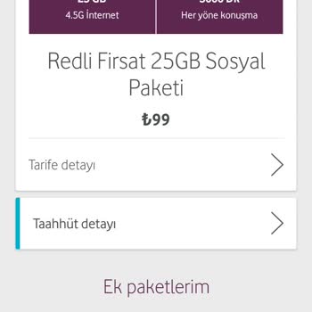 Vodafone Tarife Ücretinden Fazla Bir Ücret Faturaya Yansıtılmış