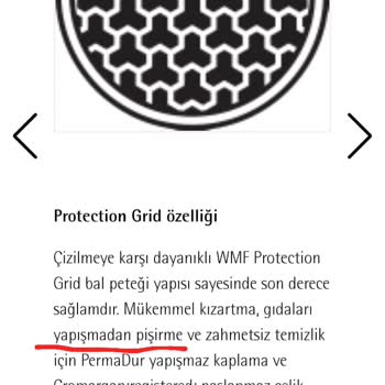 WMF Tava Yapışıyor, Yiyecekleri İyi Pişirmiyor