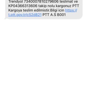 PTT Kargo Kargom 10 Gündür Teslim Edilmiyor.