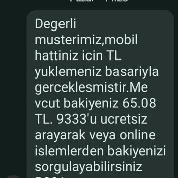 Bimcell Paket Yüklememe Eksi Bakiye