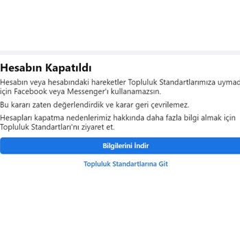 Haksız Yere Ban ' Meta ( FB, Insta, WhatsApp) '