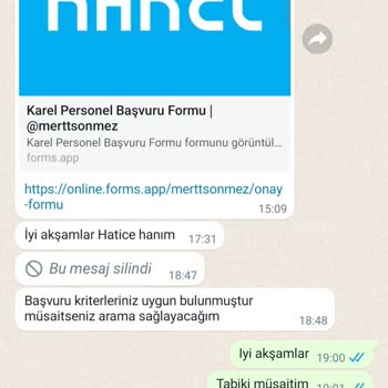 Karel İşin Olsun Başvurusu Sahte Çıktı