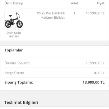 BİM Rks Elektrikli Bisiklet