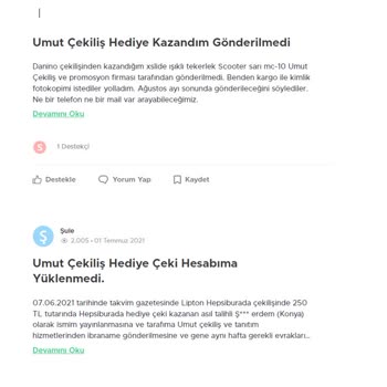 Umut Çekiliş Şirketinin, Carrefour SA, Knorr Çekilişinde Şaibe Var!