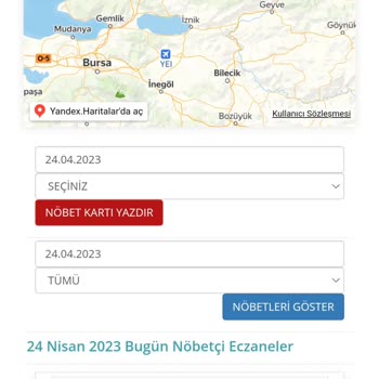 Türk Eczacılar Birliği Nöbetçi Eczanede Bulunmayan İlaçlar