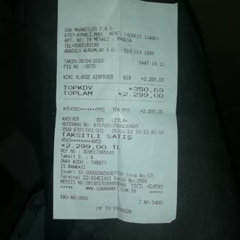 Şok Marketler 1 Ürün İçin 2 Sefer Ücret Alındı Ve Param İade Edilmiyor.