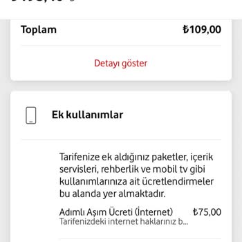 Vodafone İzinsiz Paket Tanımlanması