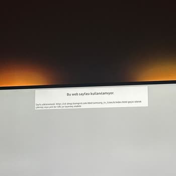 Samsung Smart TV Disneyplus Hatası