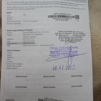 Axen Kumanda Arızası İlgilenin Lütfen