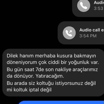 Rozdesignhome (Instagram) Koltuğum Teslim Edilmedi Ücret İadem Yapılmıyor 1 Ay Olacak