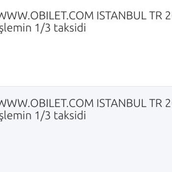 Batı Antalya Tur Kredi Kartımdan 2 Kere Ücret Çekilmesi