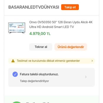 Onvo TV Arızası Ve Garanti Süreci
