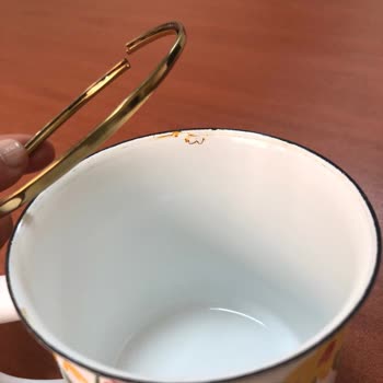 English Home Emaye Kupa Yıkama Sonucu Parçalandı