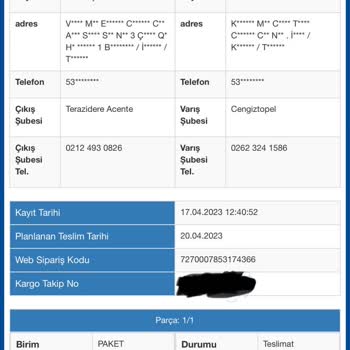 Sürat Kargo Kargoma 10 Gündür Ulaşamıyorum