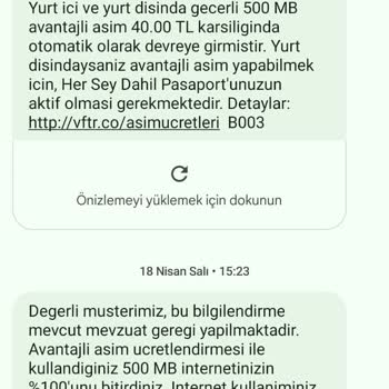 Vodafone Ek Paket Ücret Yanıltmacası