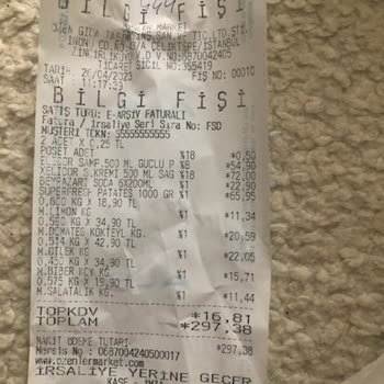 Trendyol Market Siparişi Yanlış Fiyatlandırma