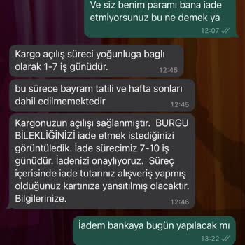 Reis Kuyumculuk İade Sürecim Hk.