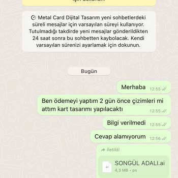 Metalcards_tr (Instagram) Metalcards_tr Firması Ödemeyi Aldı Ürünü Teslim Etmedi İrtibatı Kesti