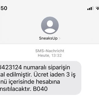 Sneaks Up Alarm Kurarak Satın Aldığım Ayakkabı Defolu (! ) Diye İptal Edildi.