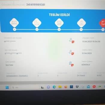 Aras Kargo 2 Haftadır Kayıp Olup Teslim Edildi Görünen Kargo