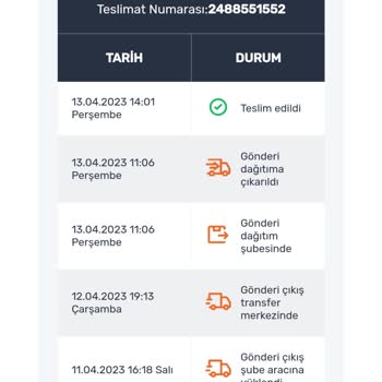 Aras Kargo 2 Haftadır Kayıp Olup Teslim Edildi Görünen Kargo