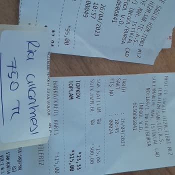 Özel Aritmi İnegöl Hastanesi İlgisiz Doktor Talep Edilen Fazla İşlem Ücreti