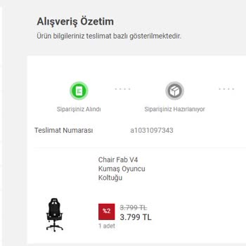 Koçtaş Siparişimin Uzun Süredir Hazırlanma Aşamasına Geçilmemesi