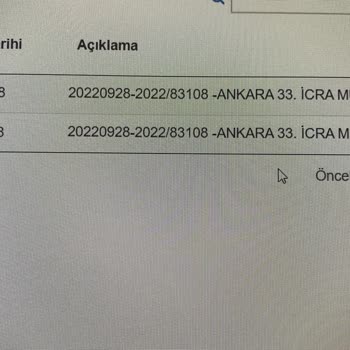 Ankara 33. İcra Müdürlüğü Haciz Sorunu